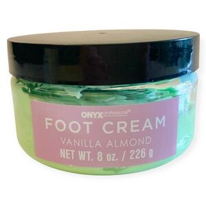 Onyx Professional Foot Cream Vanilla Almonds 8 oz Green Discontinued